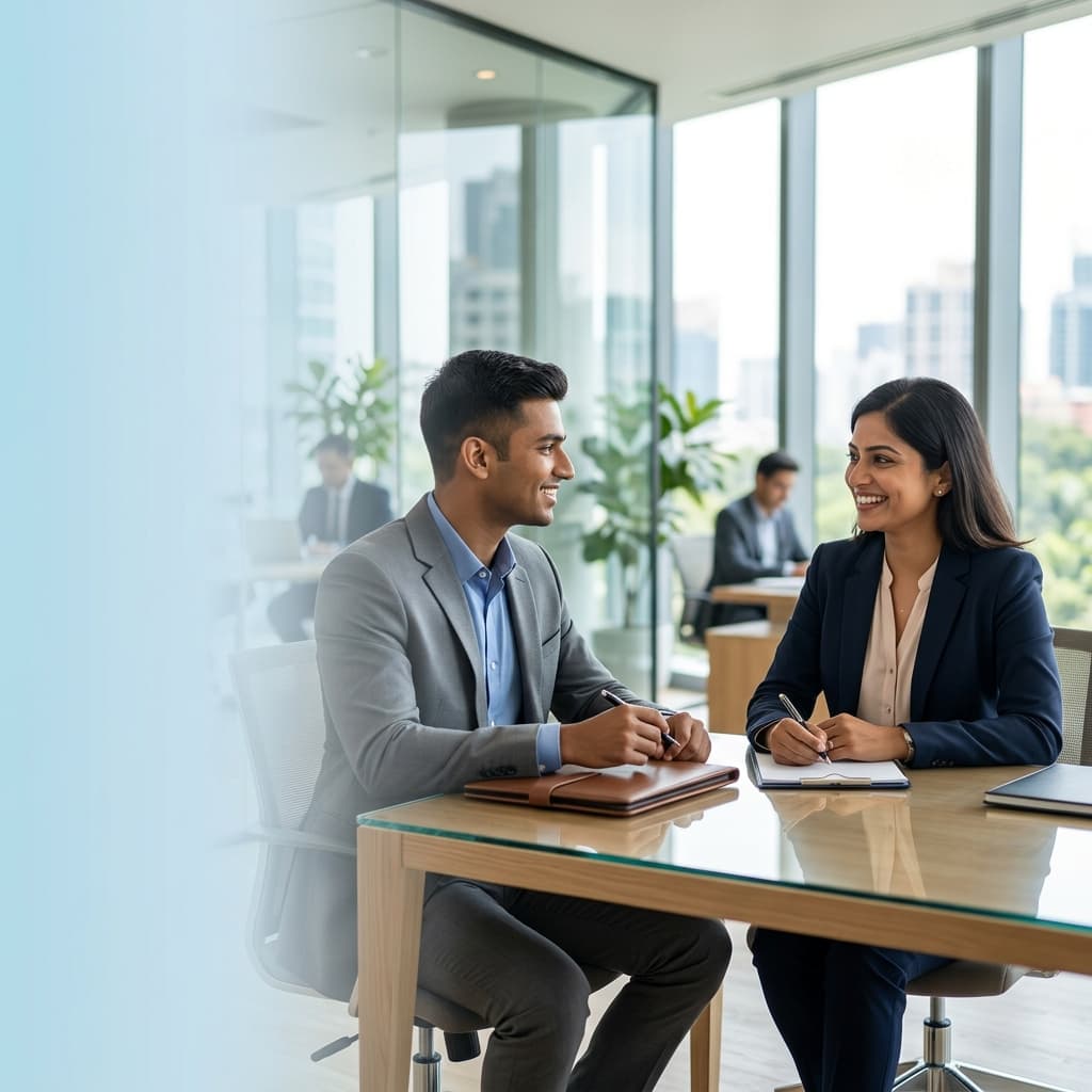 Professional workspace banner